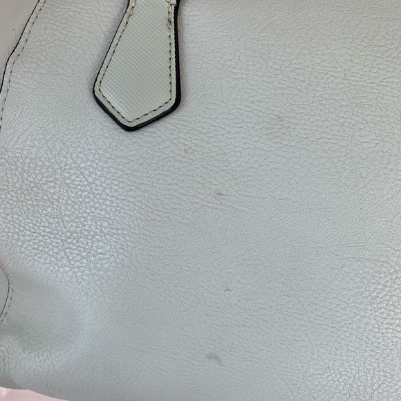 Merona Mint Green Blue Shoulder Handbag Crossbody Gold Zip Women’s Purse Target - Picture 13 of 14